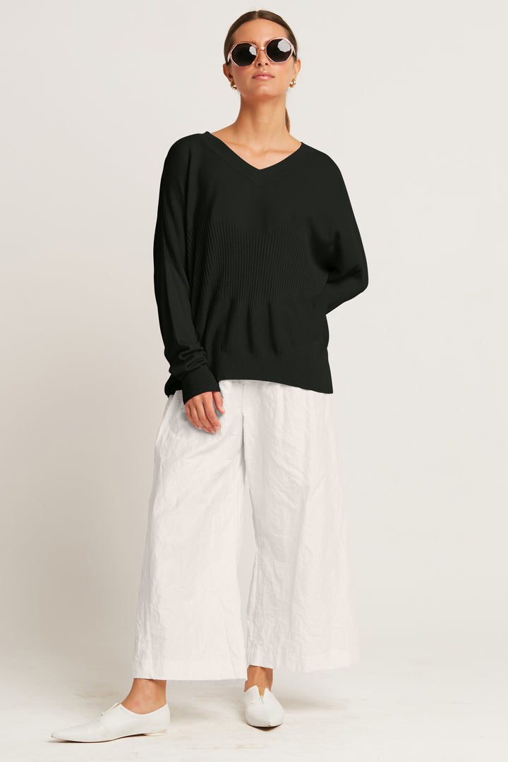 Pima Cotton Summer V Neck Sweater