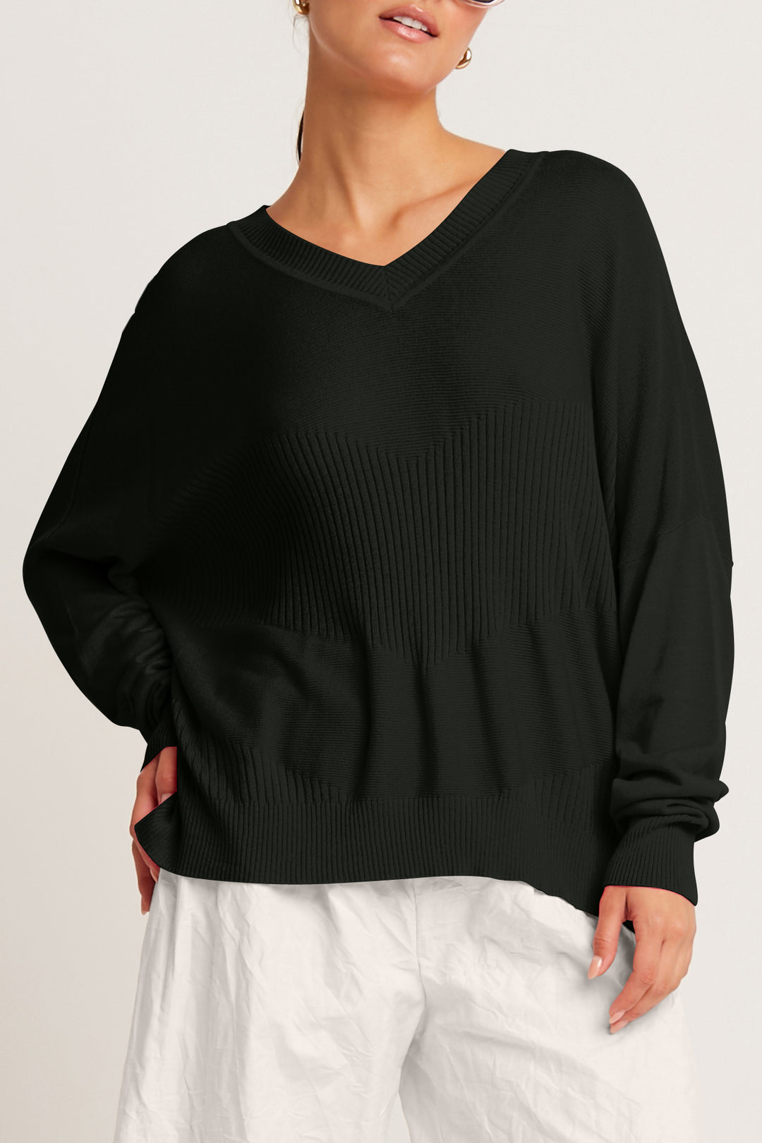 Pima Cotton Summer V Neck Sweater