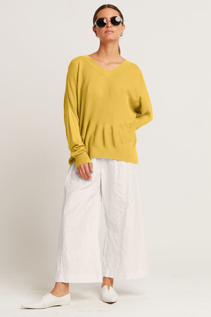 Pima Cotton Summer V Neck Sweater