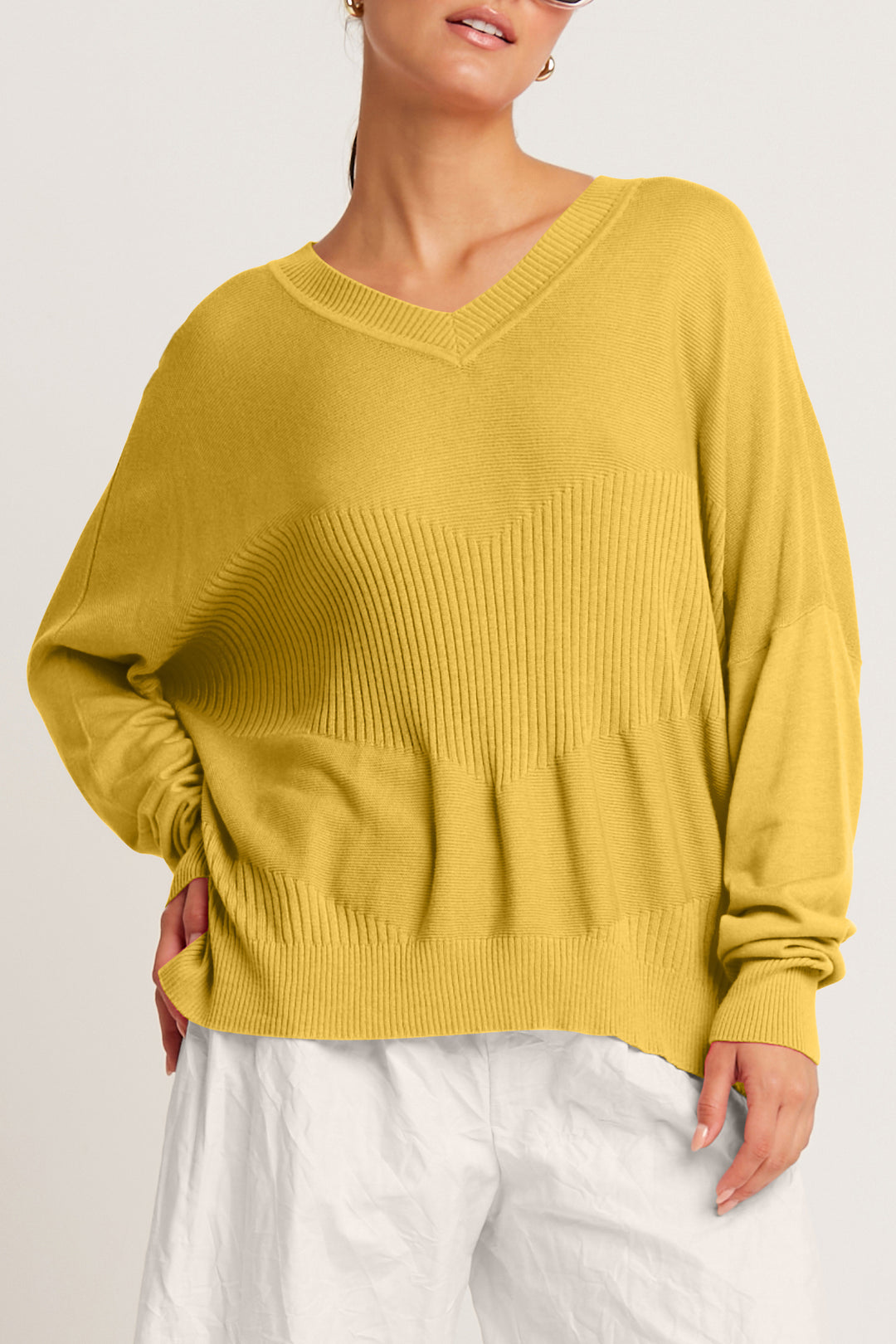 Pima Cotton Summer V Neck Sweater