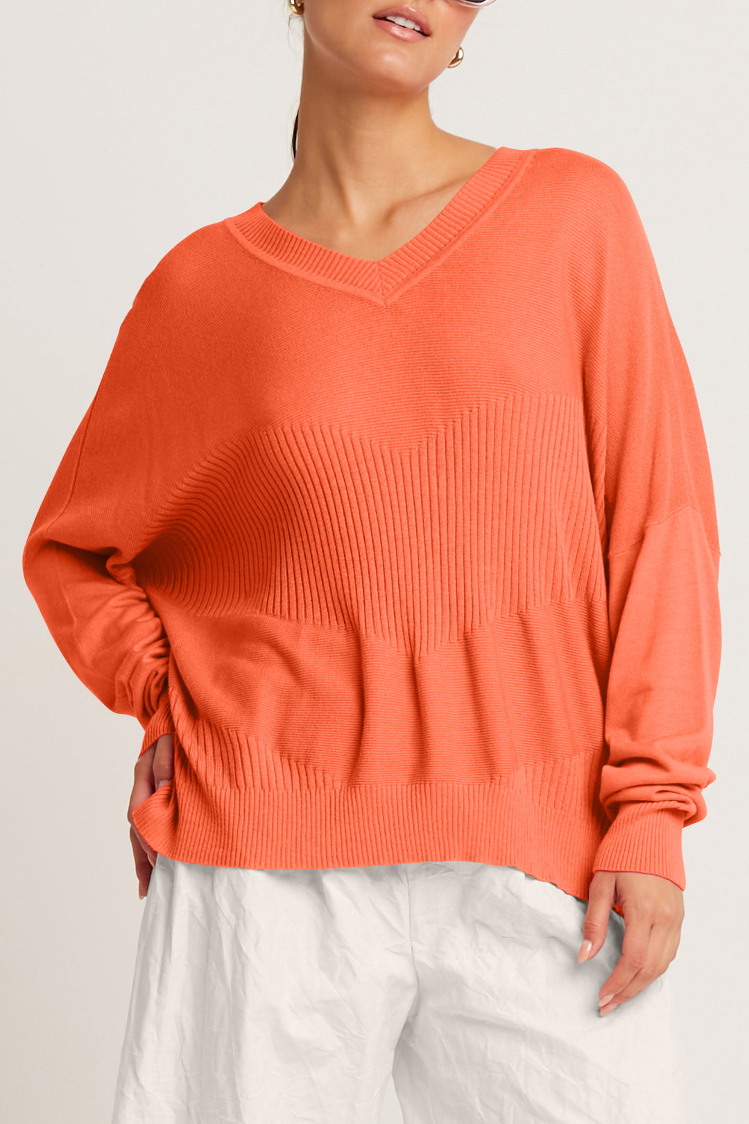 Pima Cotton Summer V Neck Sweater