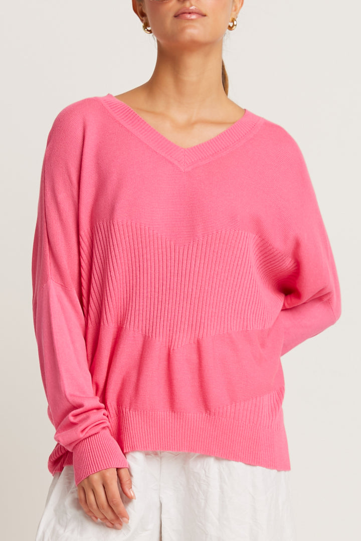 Pima Cotton Summer V Neck Sweater