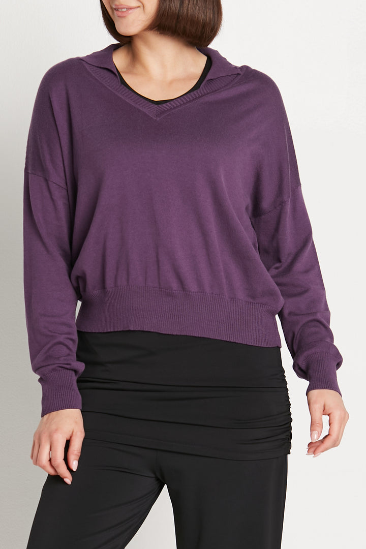 Pima Cotton Preppy V Neck Sweater