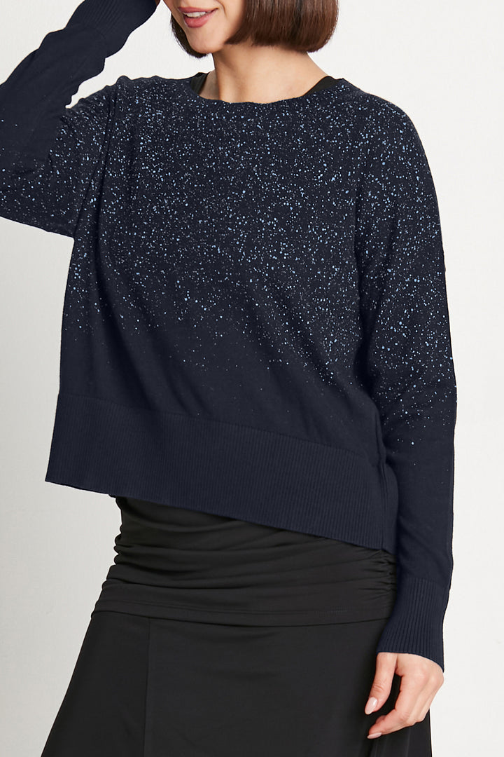 Pima Cotton Confetti Crewneck Sweater