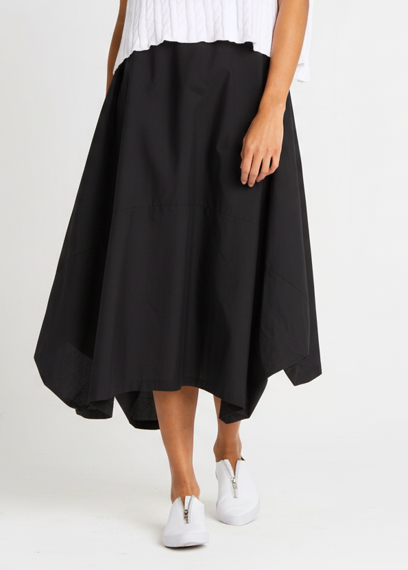Nylon Signature Architectural Skirt