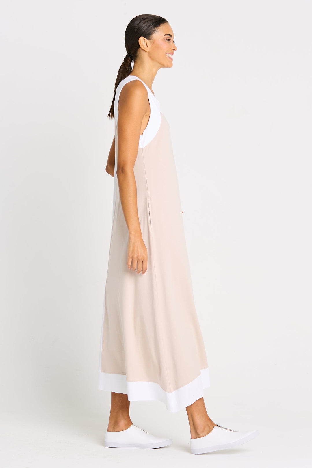 Pima Cotton 2 Tone Spa Dress