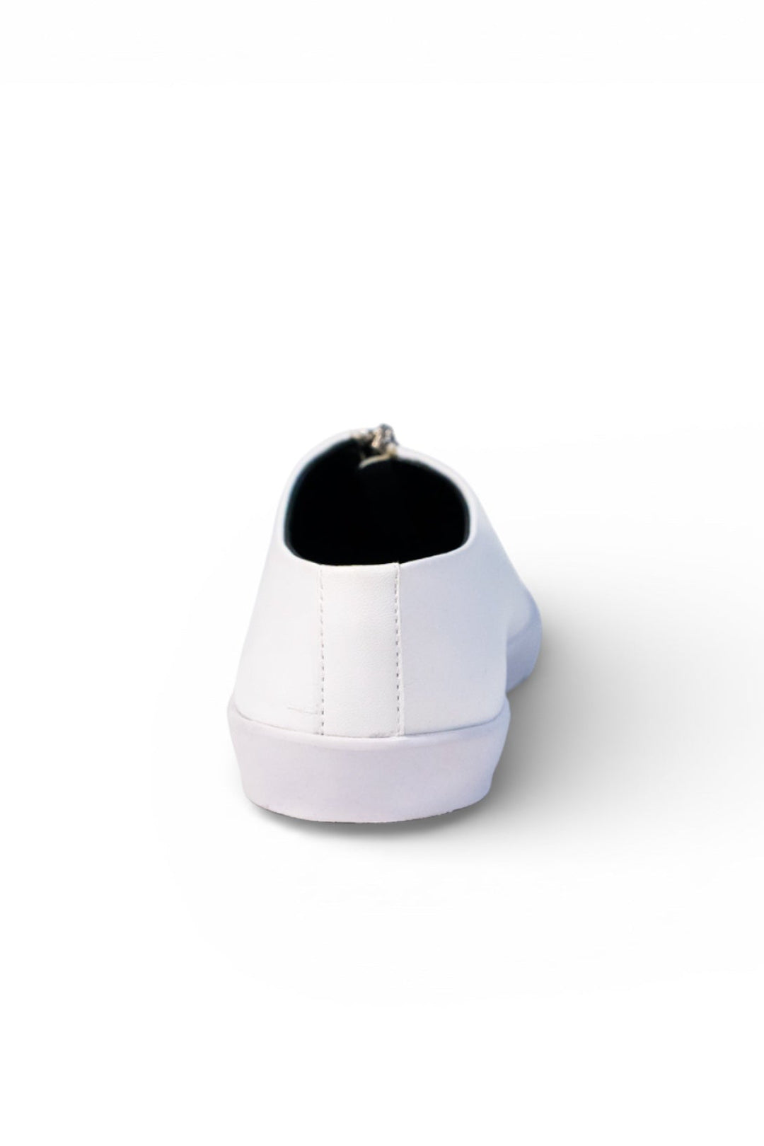 Zipped Up Sneakers - White