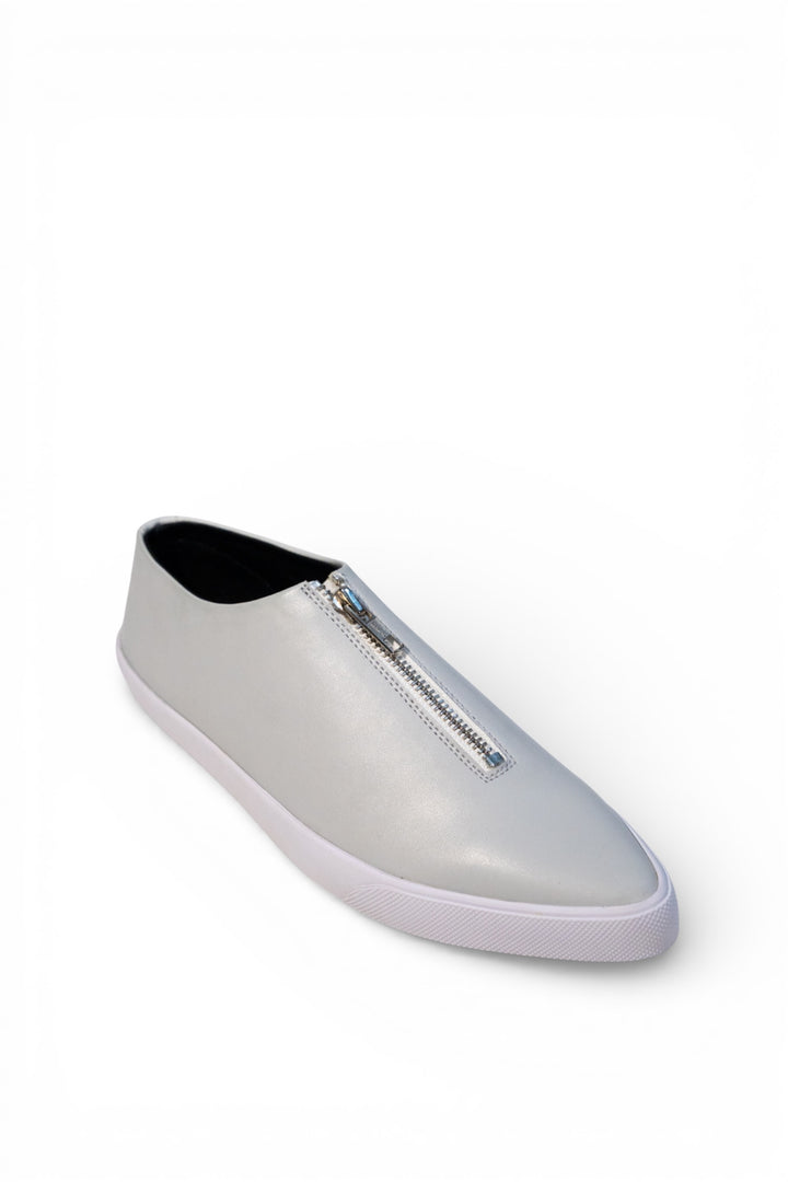 Zipped Up Sneakers - Titanium