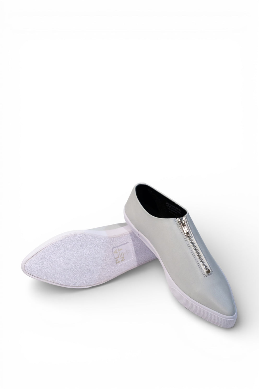 Zipped Up Sneakers - Titanium