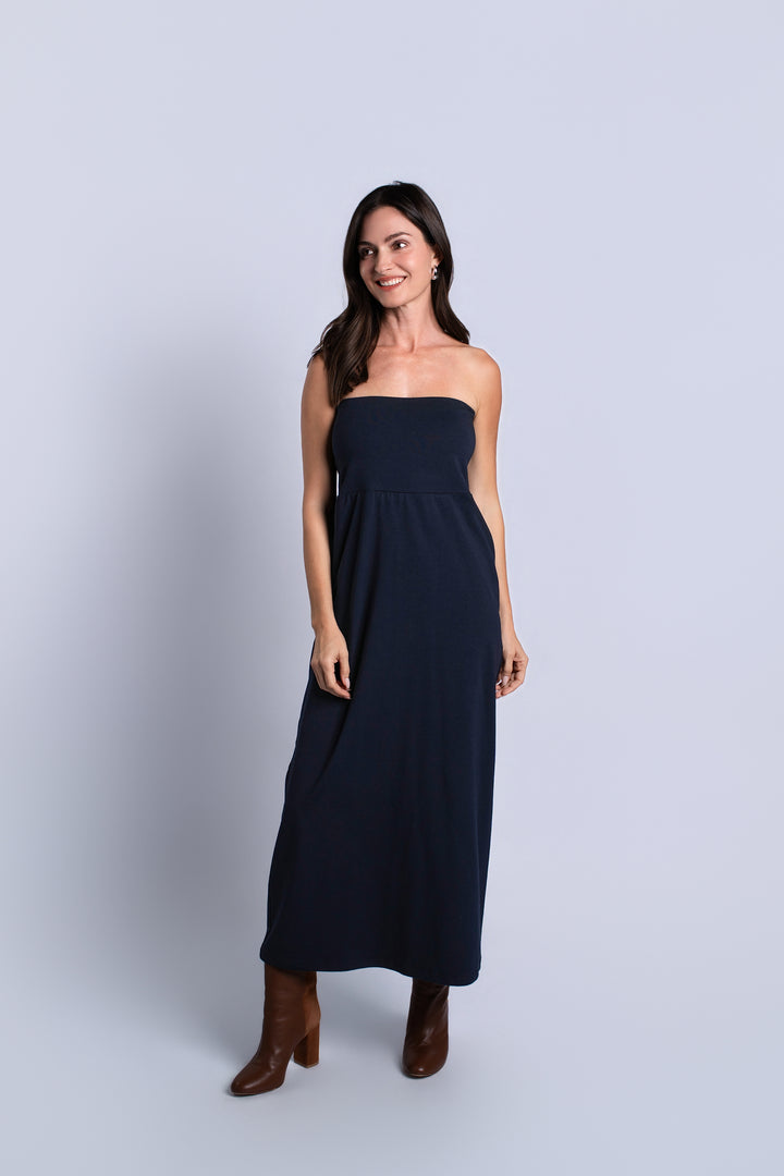 Lycra Tube Dress/Skirt - Midnight