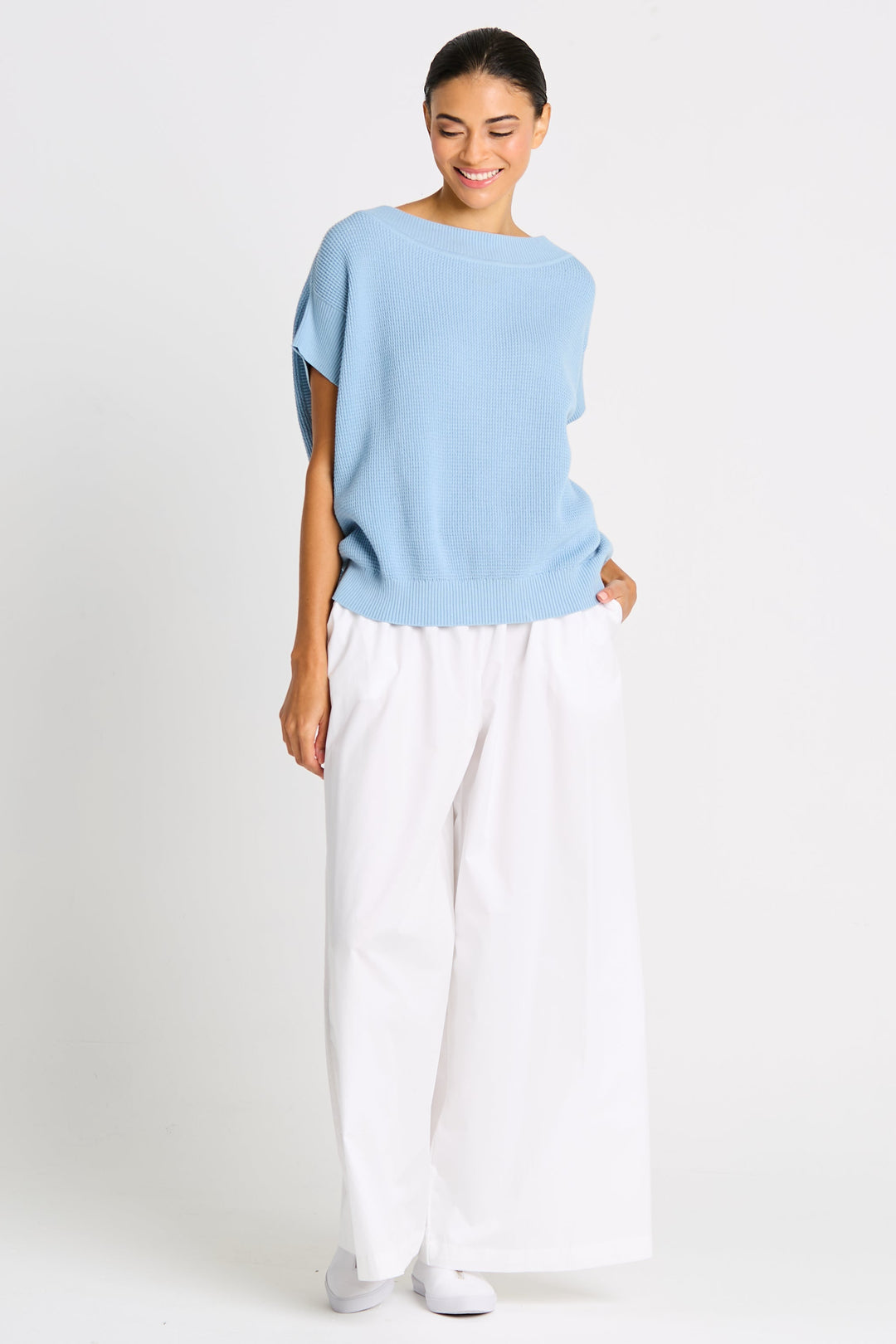 Square Thermal Knit Tee