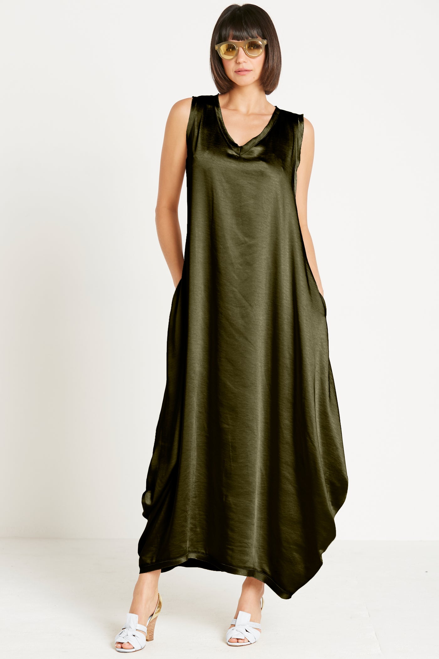 Sateen Parachute Dress