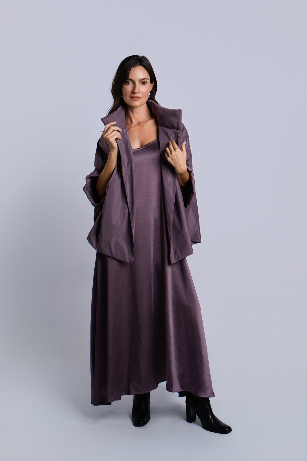 Nylon Chic Cape - Amethyst