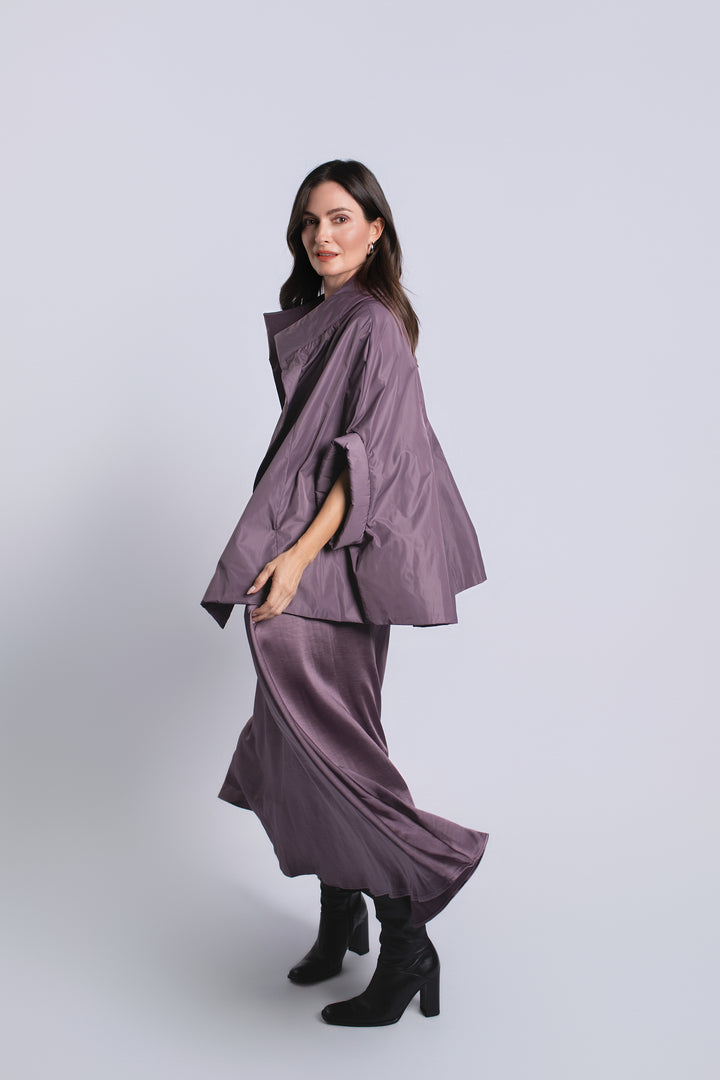 Sateen Slip Dress - Amethyst