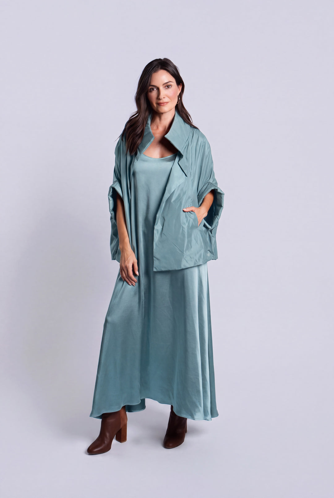 Nylon Chic Cape - Haze