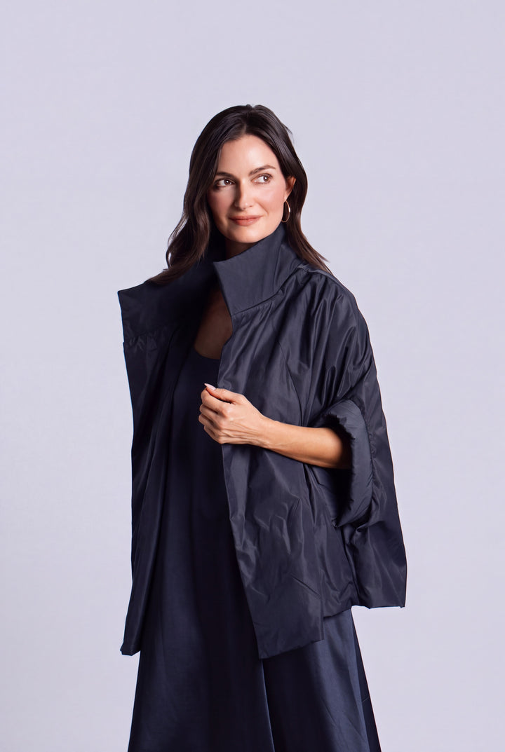 Nylon Chic Cape - Midnight