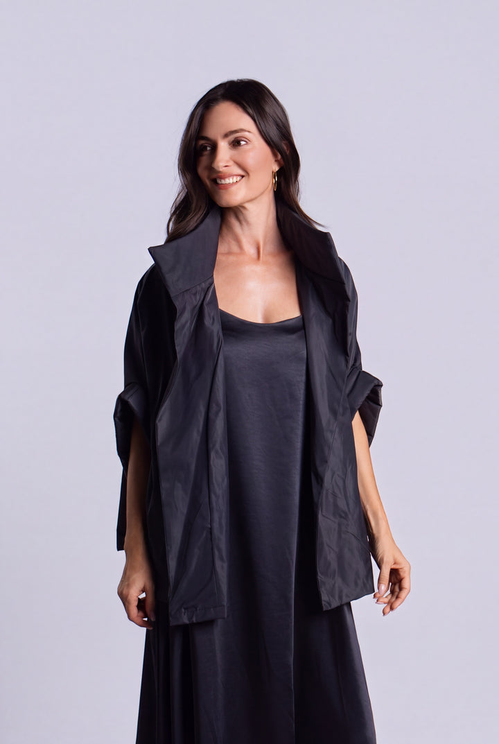 Nylon Chic Cape - Midnight