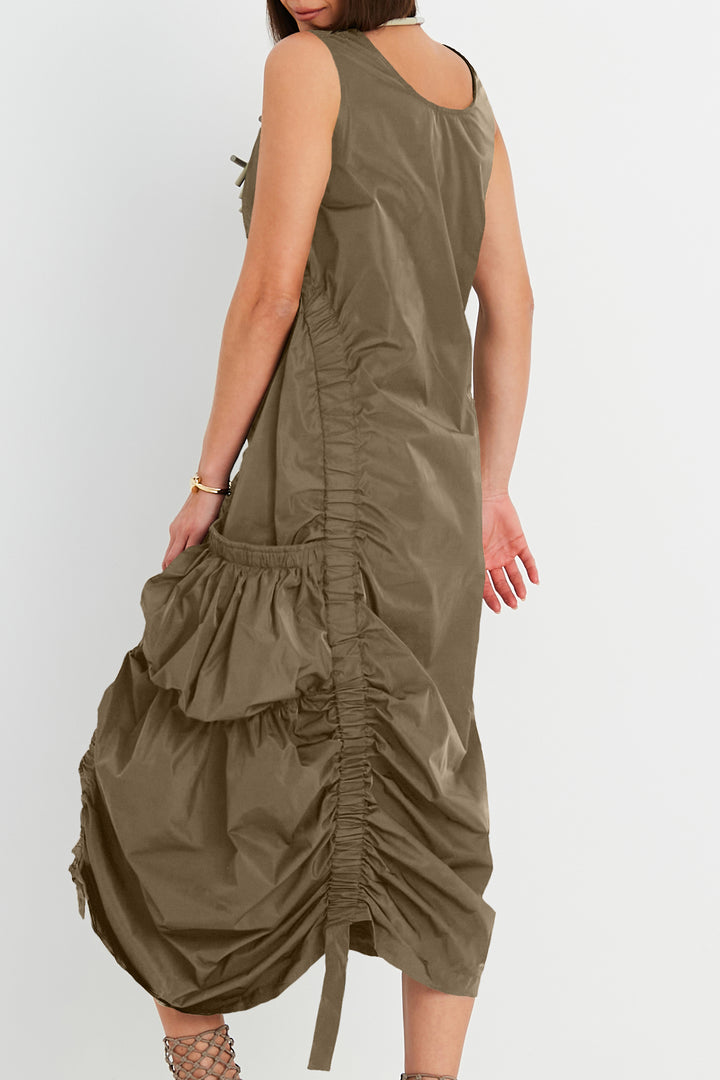 Nylon Big Pocket Dress