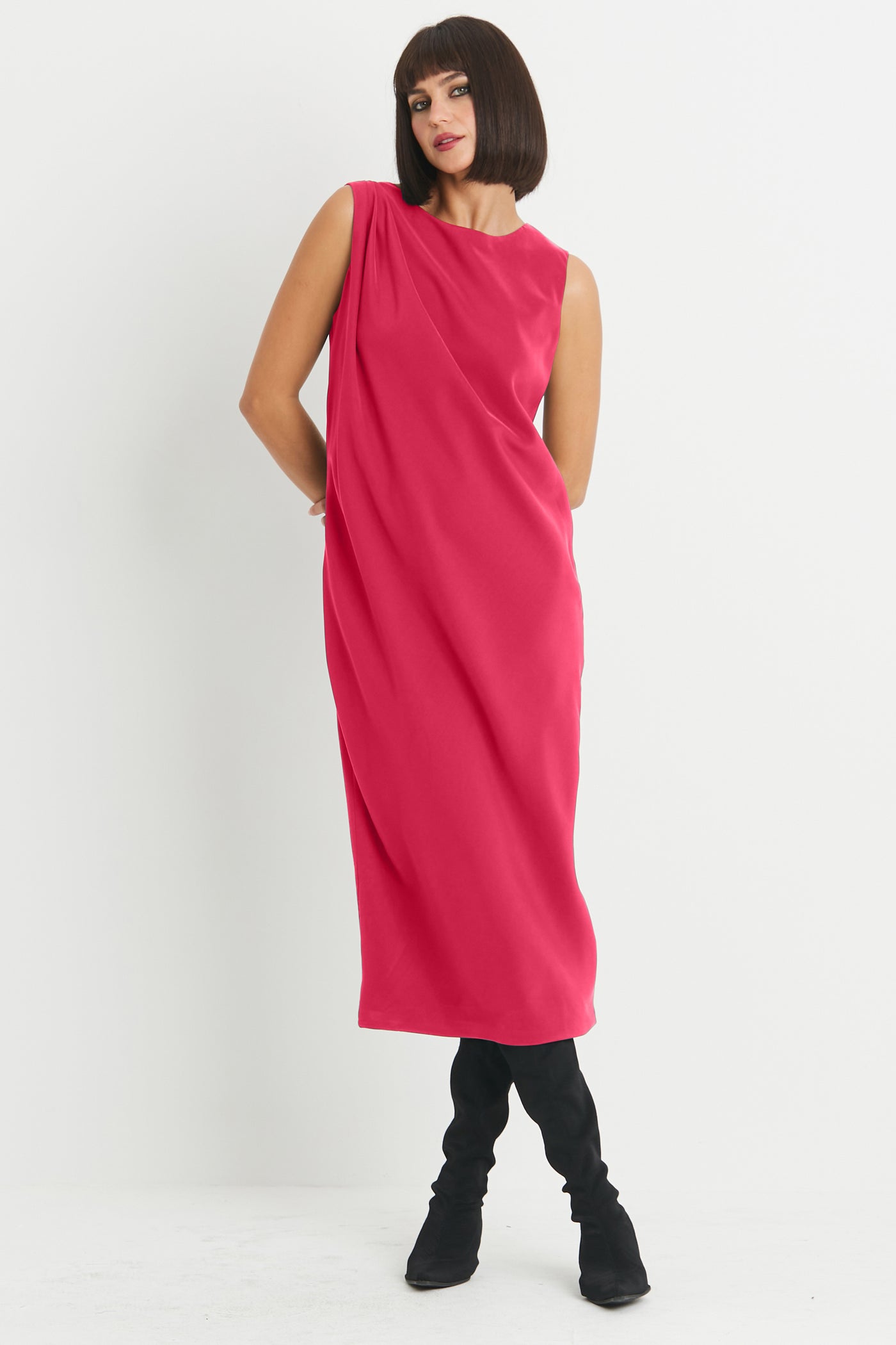 Peachskin Sophisticated Dress