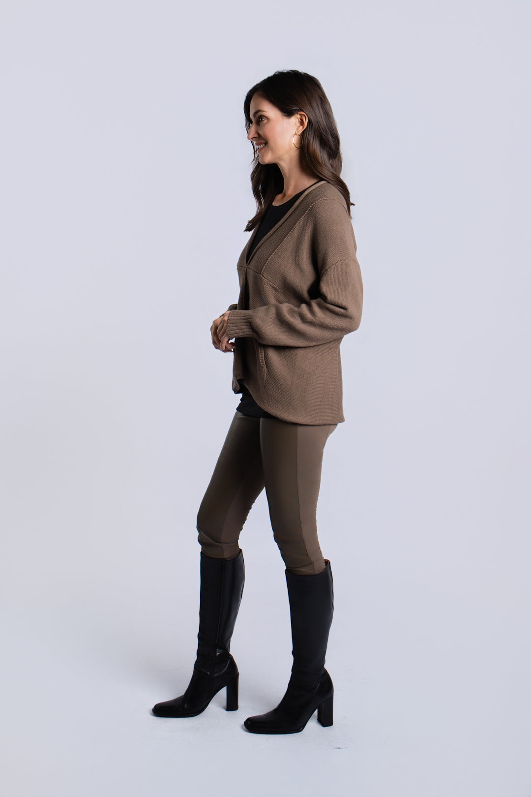 Vegan Leather Sexy Leggings - Turtle