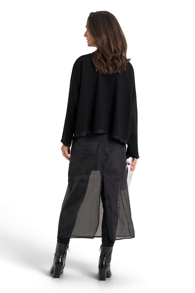 Scuba Luxury Boxy Tee - Black