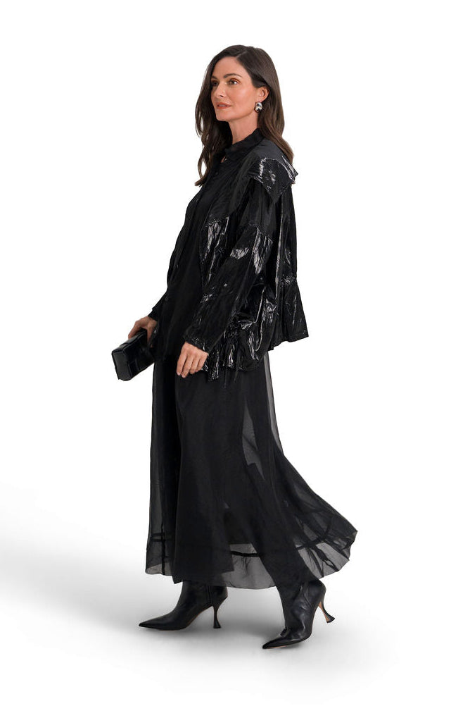 Organza Bubble Skirt - Black
