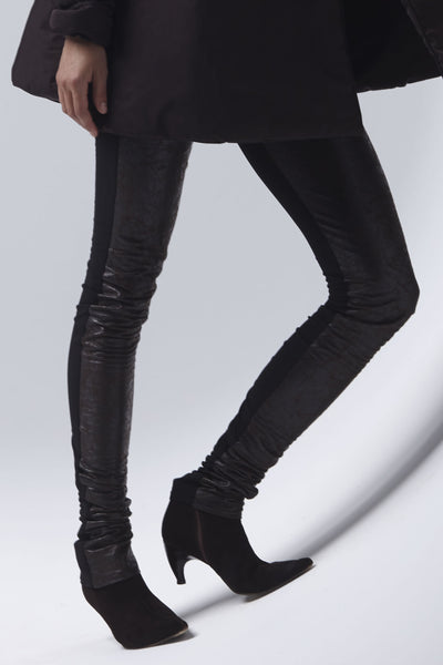 Vegan Leather Distressed Sexy Leggings