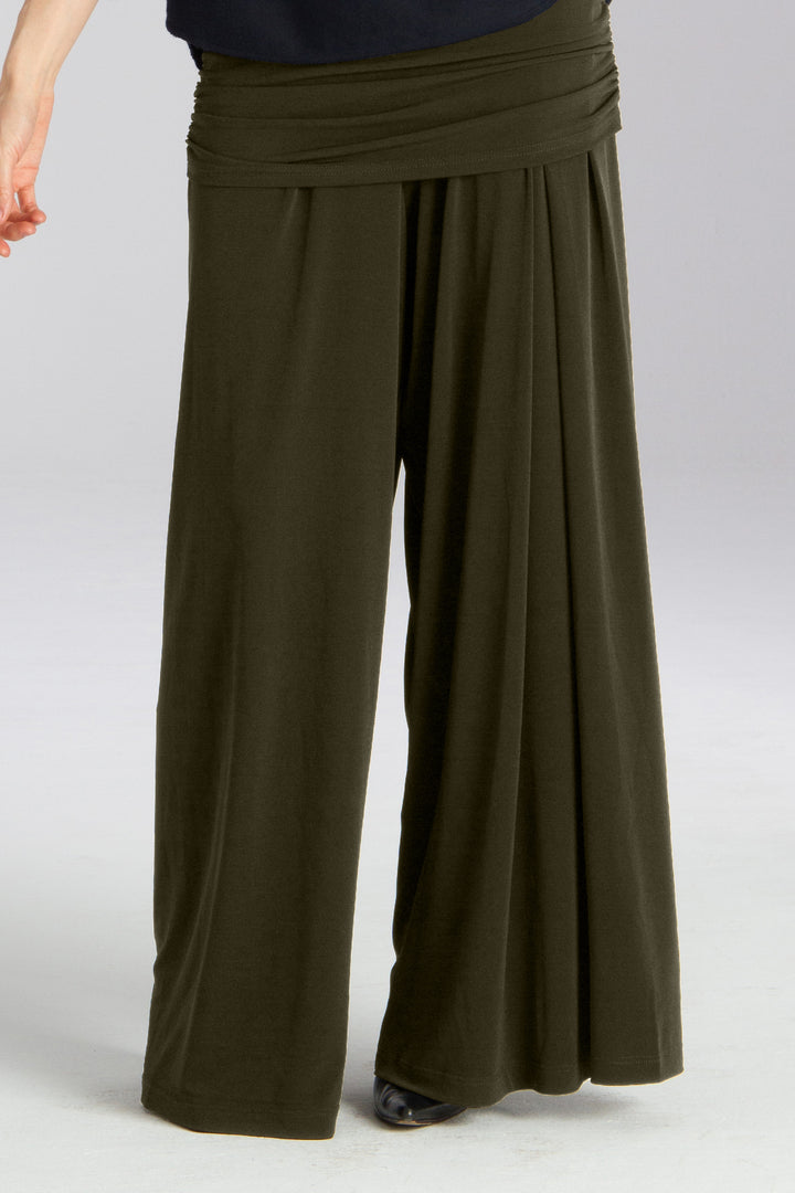 Matte Jersey One Pleat Pant