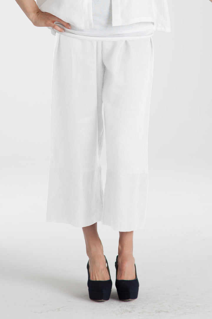 Handkerchief Linen Extreme Cuff Pants