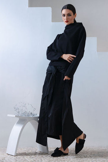 Holiday Nylon Wrap Skirt