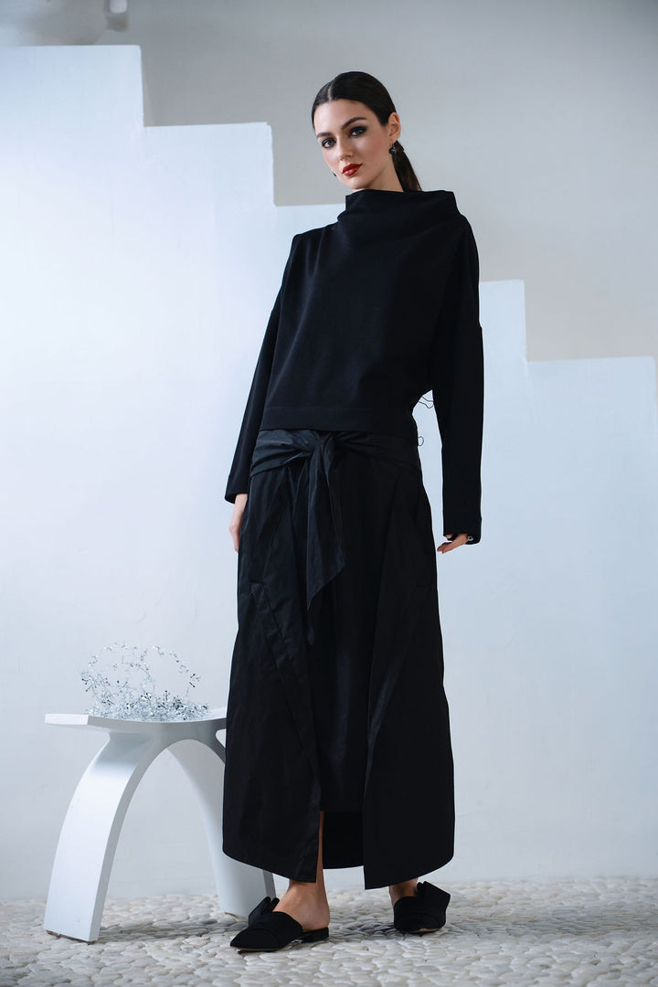 Holiday Nylon Wrap Skirt