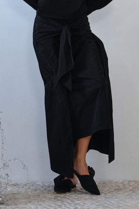 Holiday Nylon Wrap Skirt