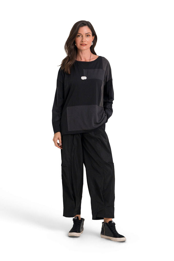 Nylon Parachute Pants - Black