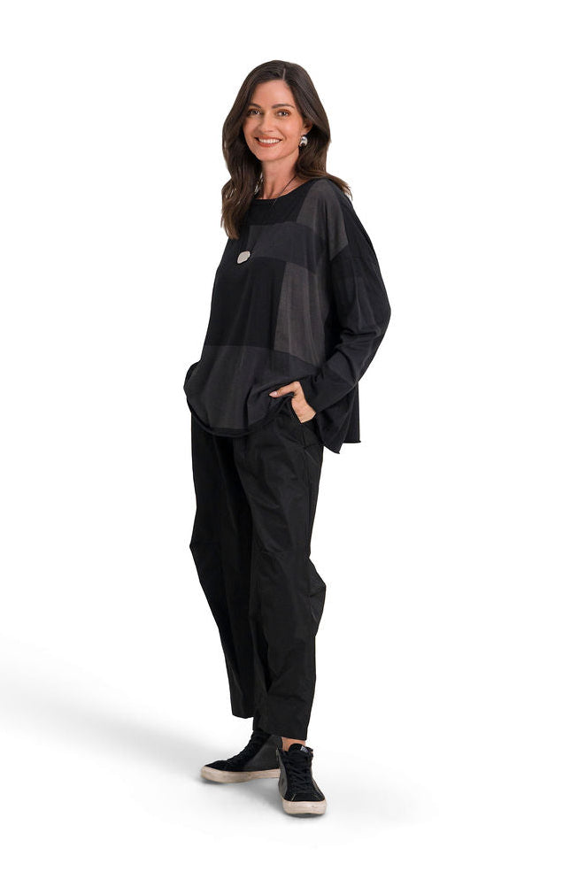 Nylon Parachute Pants - Black