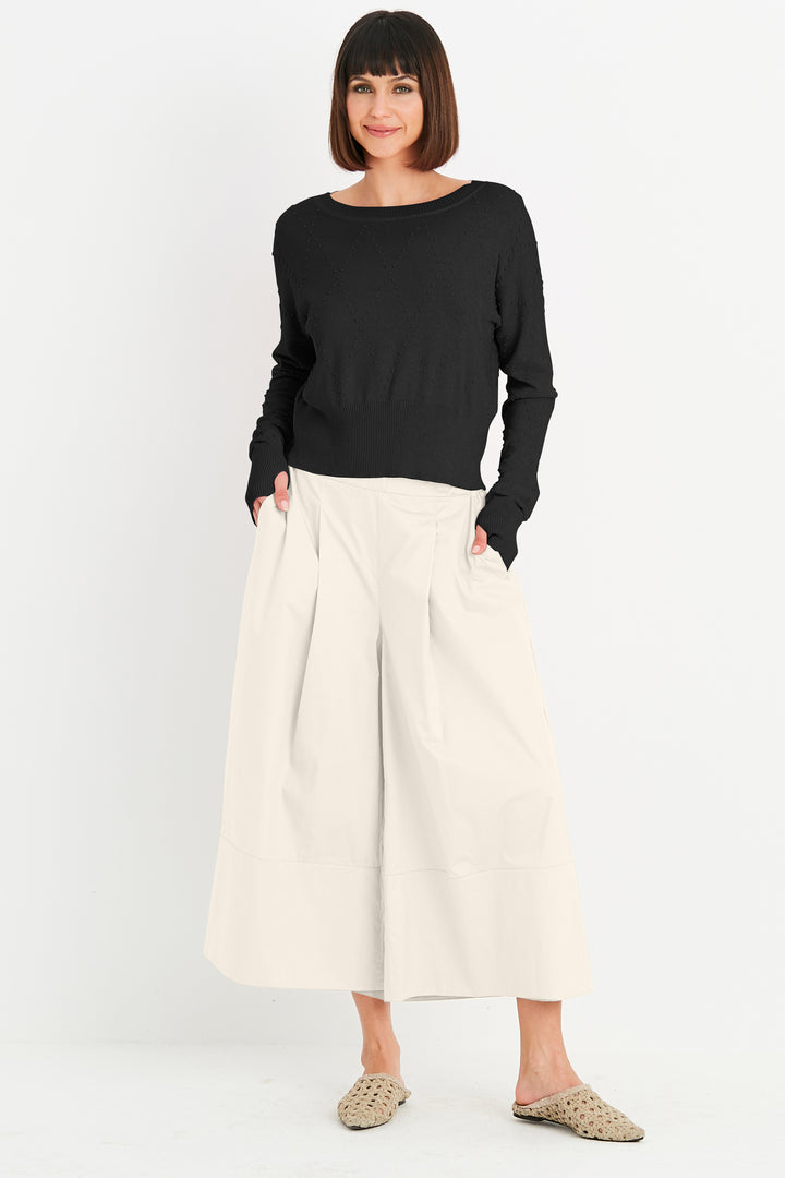 Cotton Gaucho Pants