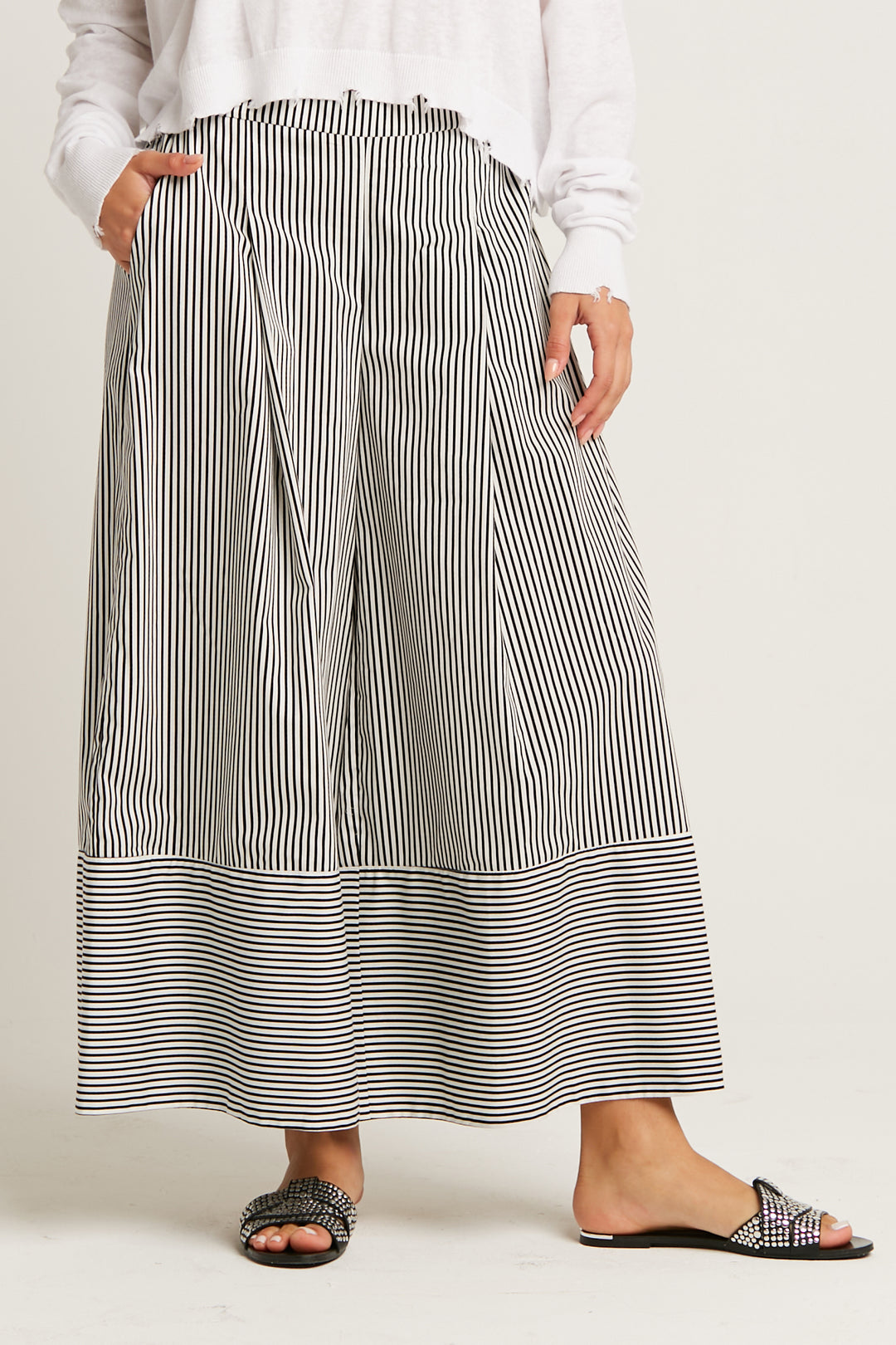 Cotton Gaucho Pants