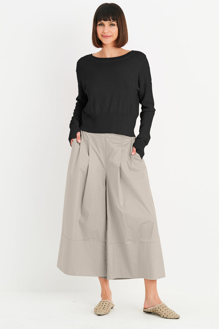 Cotton Gaucho Pants