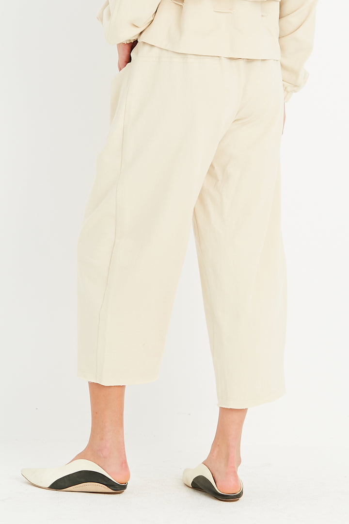 French Terry Slouchy Pocket Crop Pants