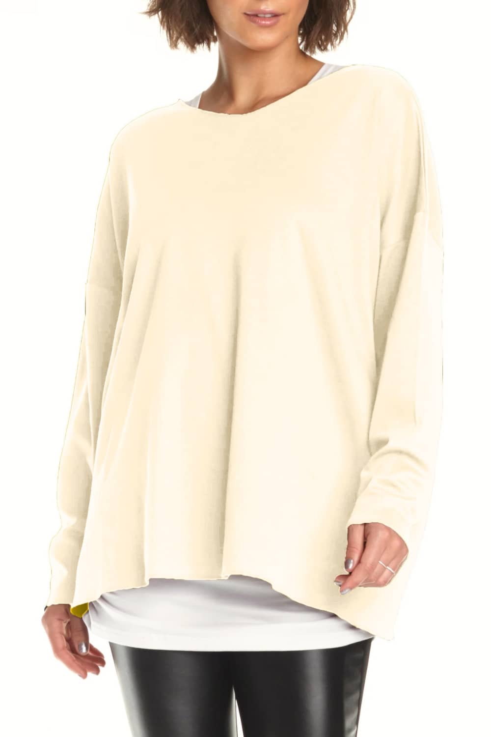 Pima Cotton Hipster Tee - Butter