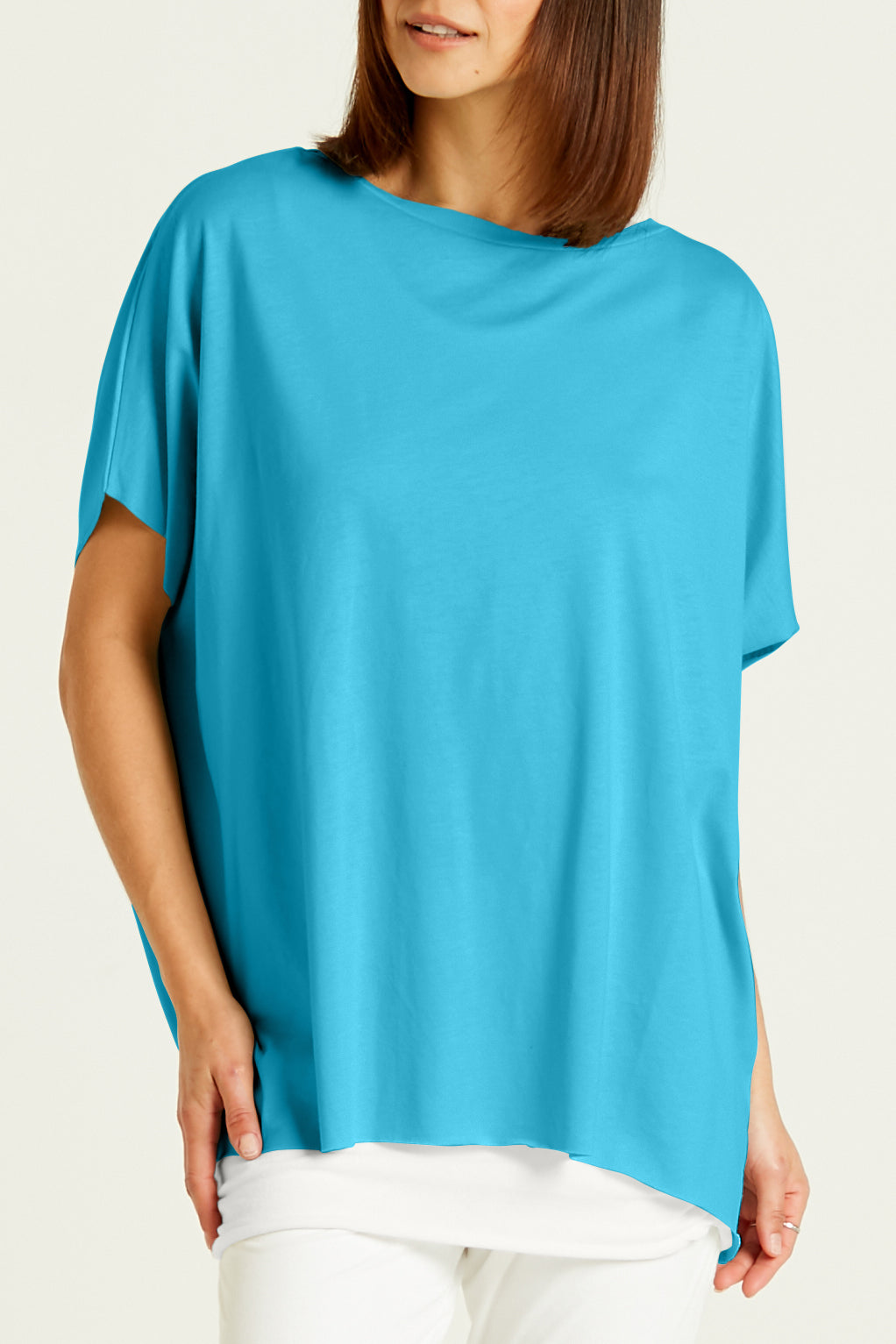 Pima Cotton Summer Boatneck Tee