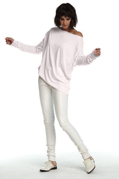 Pima Cotton Off The Shoulder Tee