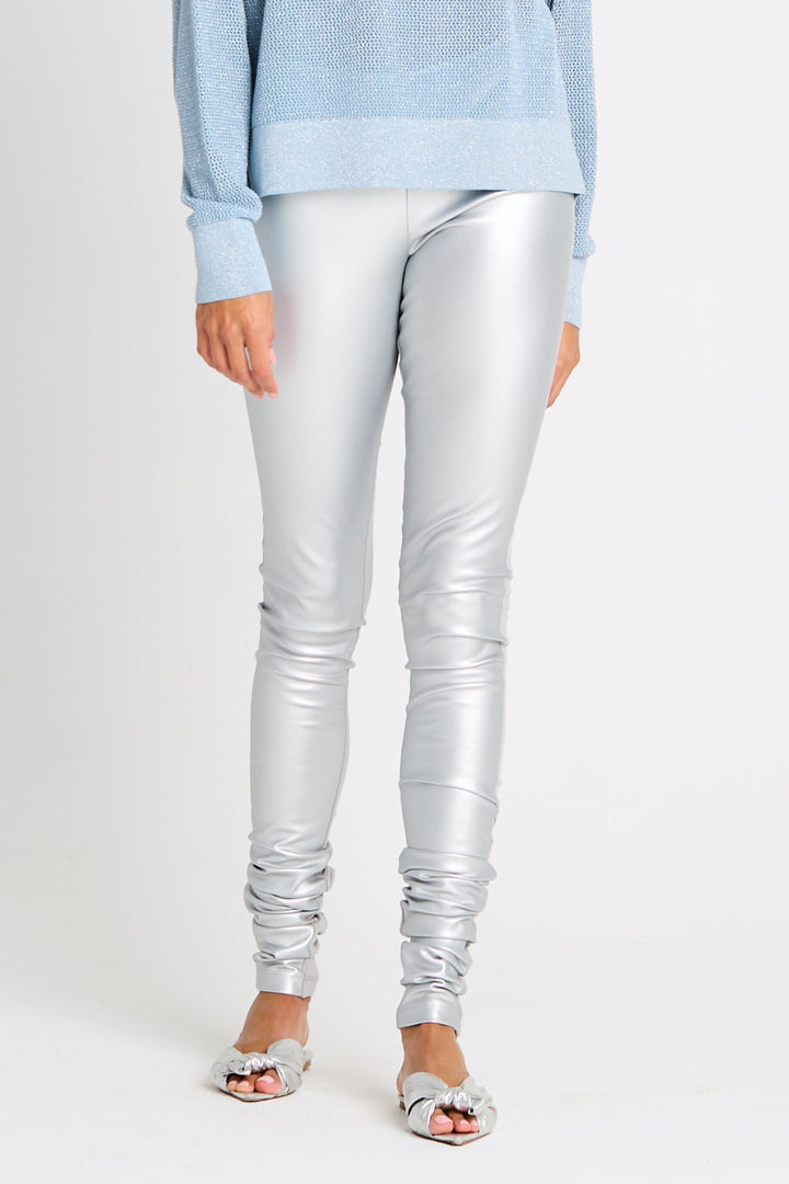 Holiday Vegan Leather Sexy Leggings