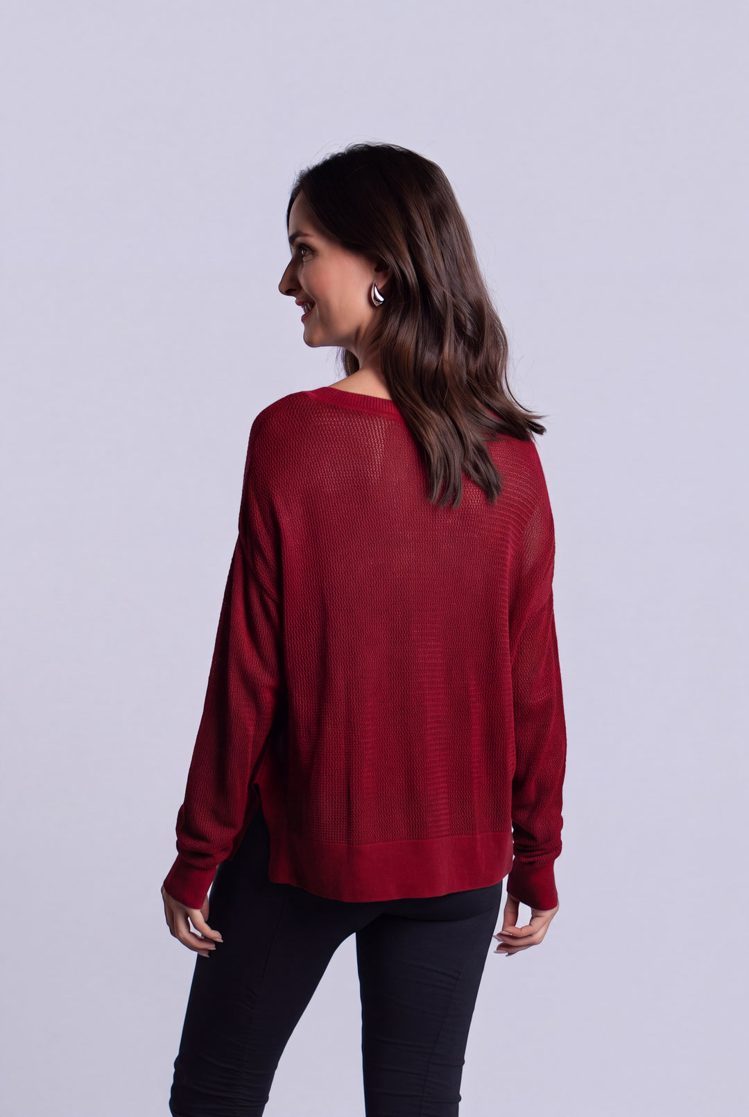 Pima Cotton Mini Seed Stitch - Ruby