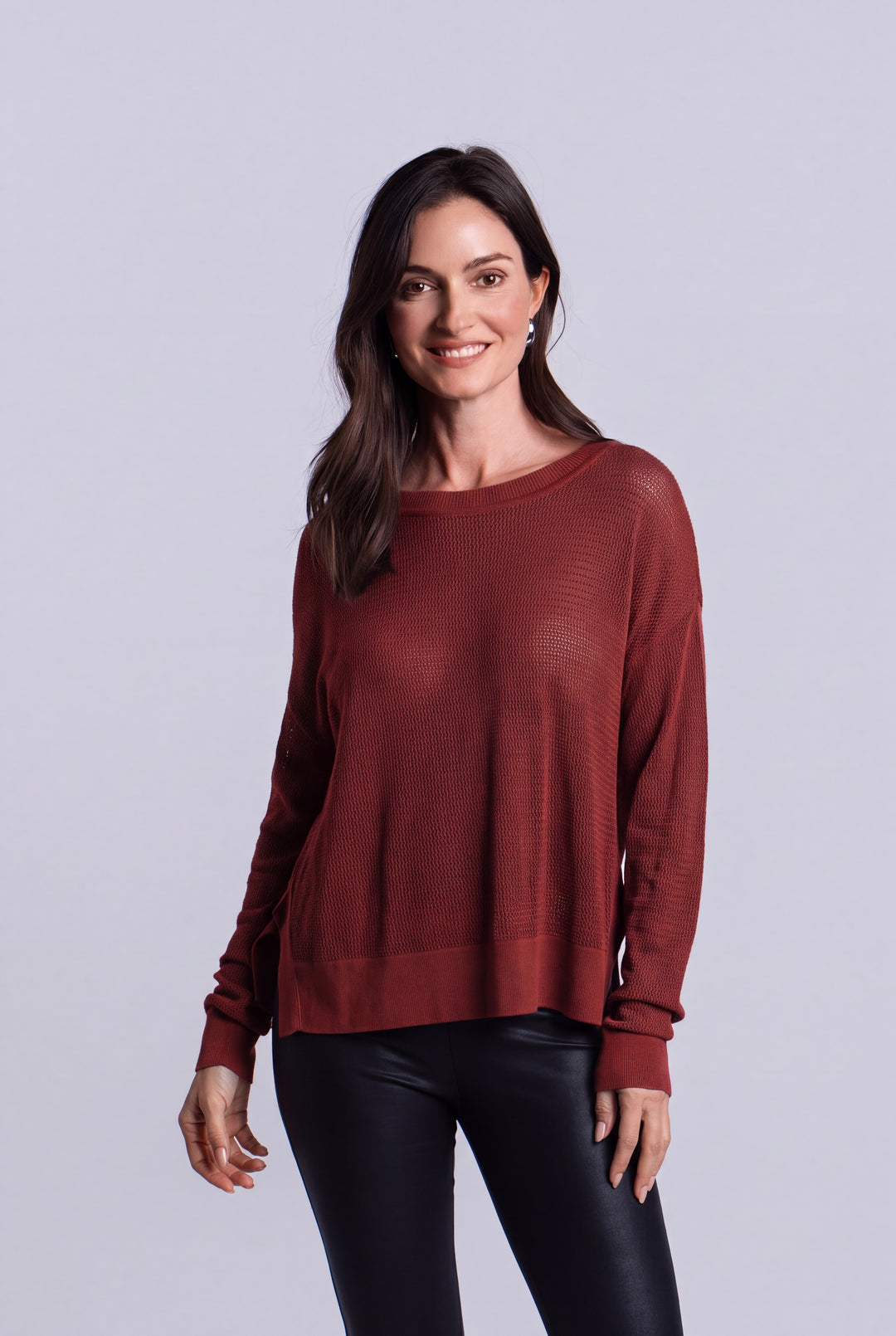 Pima Cotton Mini Seed Stitch - Henna
