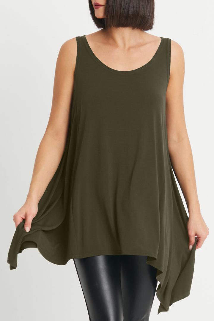 Matte Jersey Trapeze Tunic