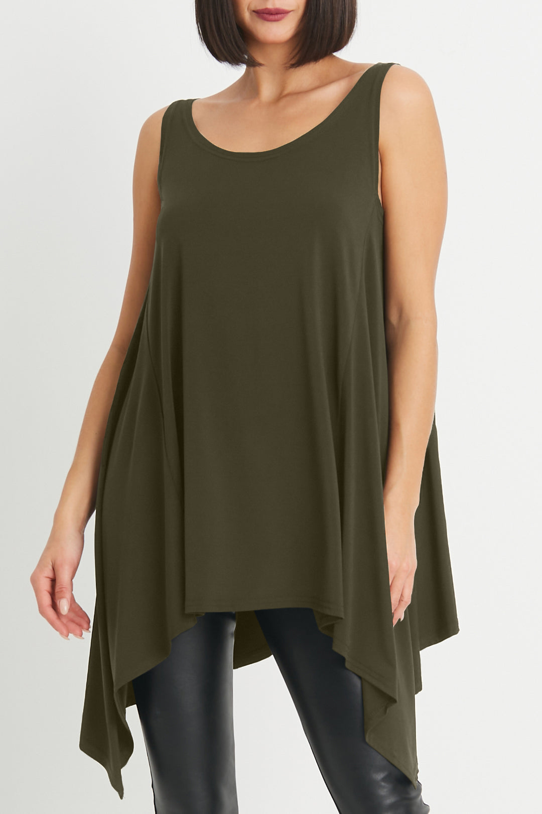 Matte Jersey Trapeze Tunic