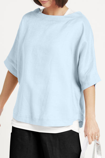 Handkerchief Linen Reversible Top