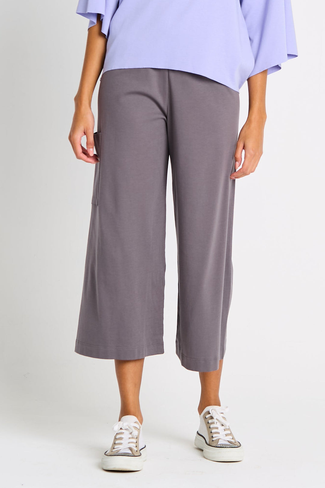 Pima Cotton Crop Gaucho Pants