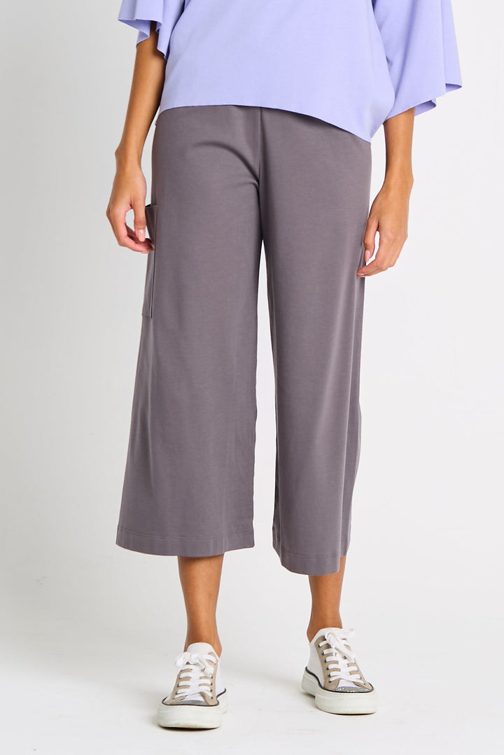 Pima Cotton Crop Gaucho Pants