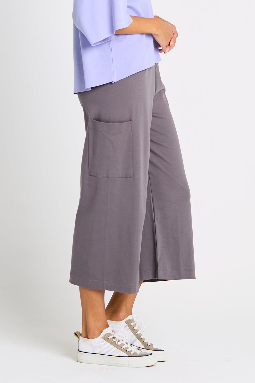 Pima Cotton Crop Gaucho Pants